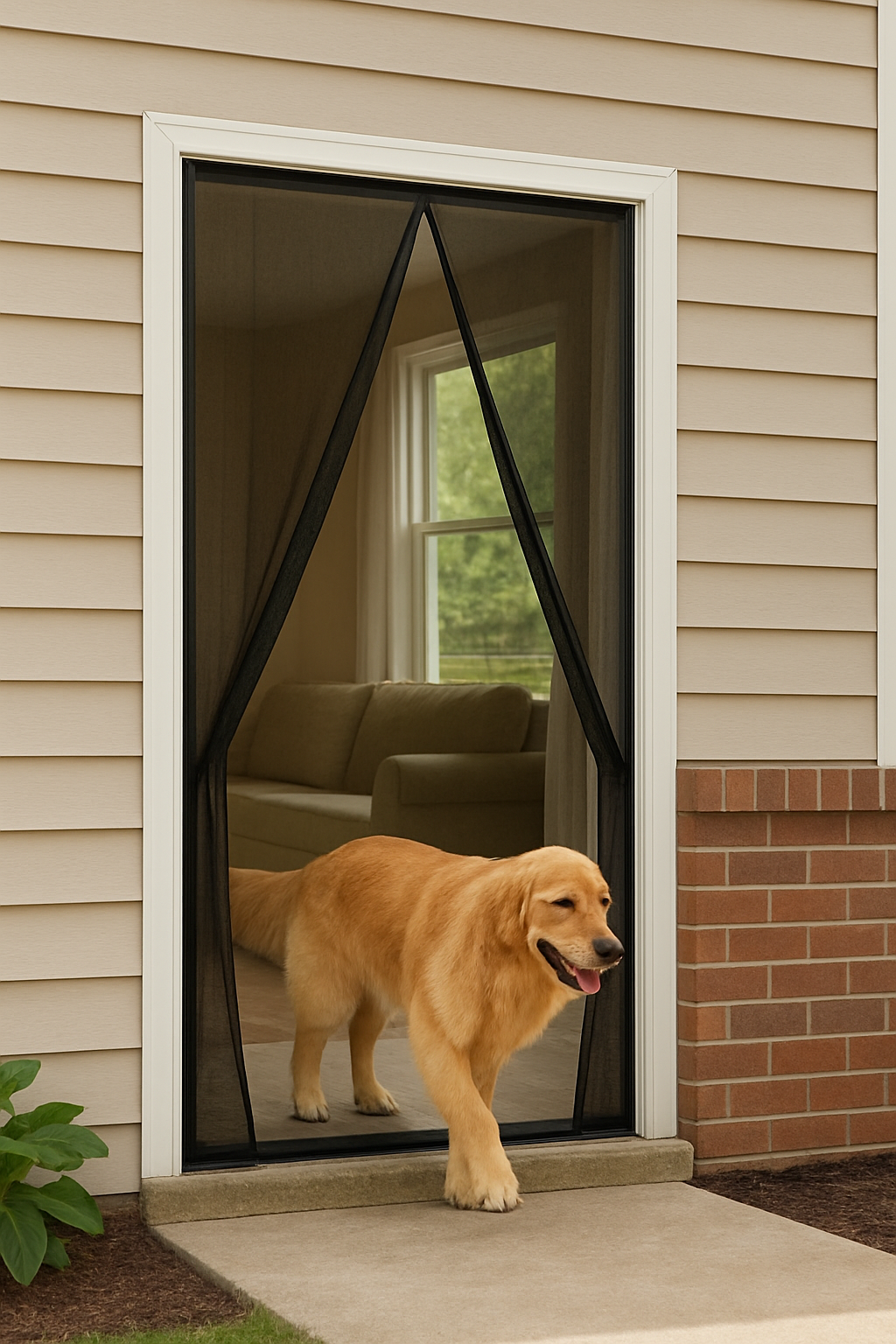 moudle for testing magnetic screen door