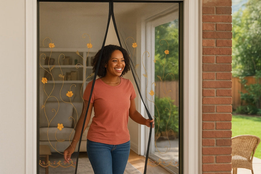 Magnetic Screen Door-Keep Mosquitoes Out&Fresh Air In for test